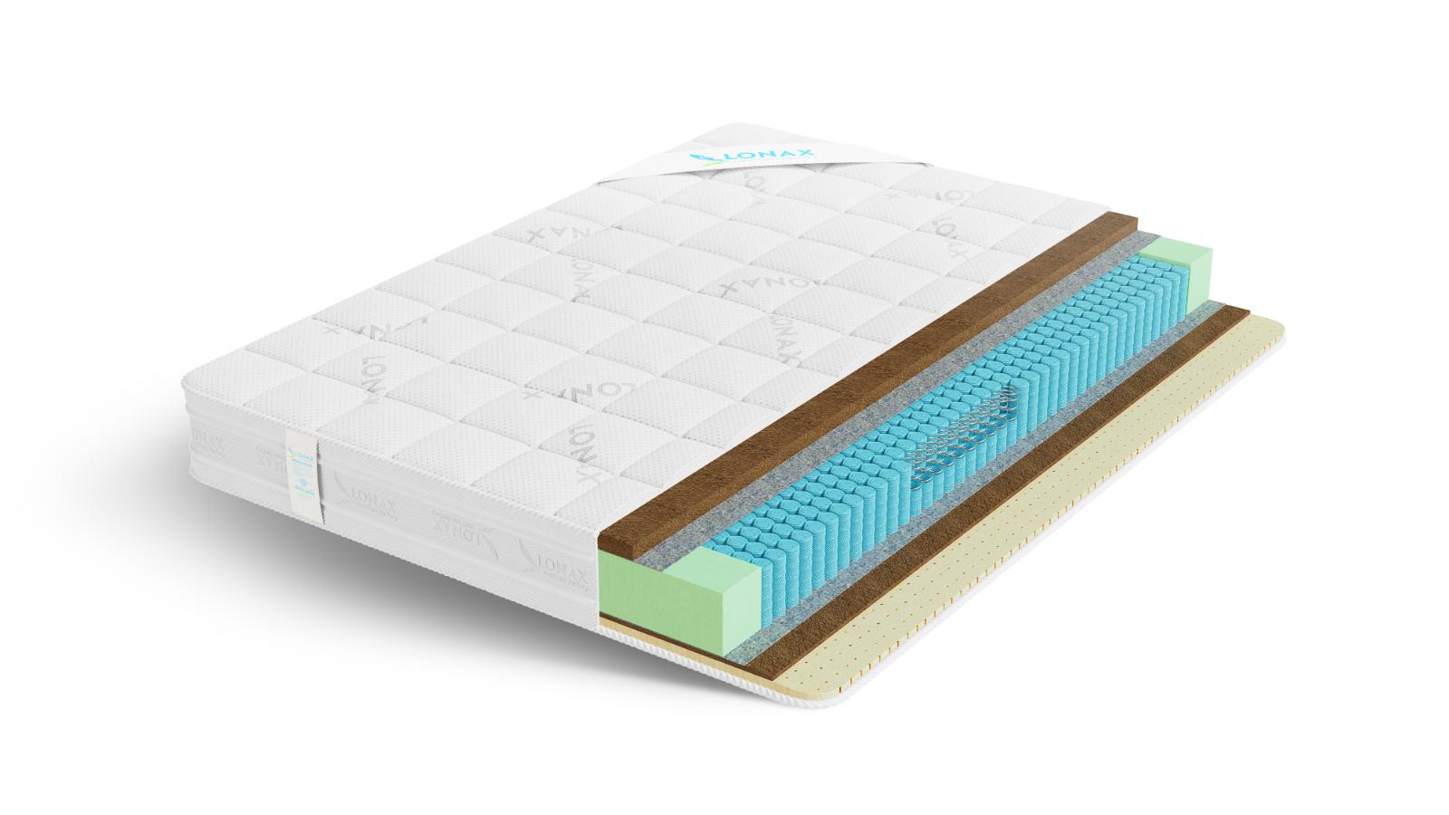 Матрас Lonax Cocos Medium Light S1000 (512 П/М2) Матрас Lonax Cocos Medium Light S1000 (512 П/М2)