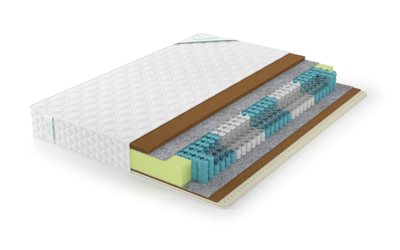 Матрас Lonax Cocos Medium Light Tfk (256 П/М2) 5 Зон Матрас Lonax Cocos Medium Light Tfk (256 П/М2) 5 Зон