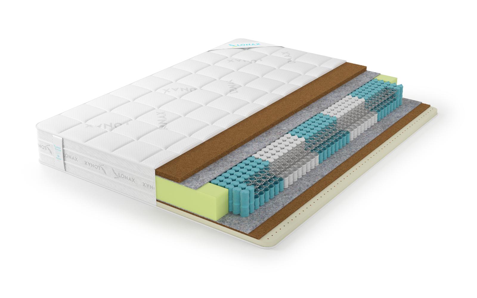 Матрас Lonax Cocos Medium S1000 (512 П/М2) 5 Зон Матрас Lonax Cocos Medium S1000 (512 П/М2) 5 Зон