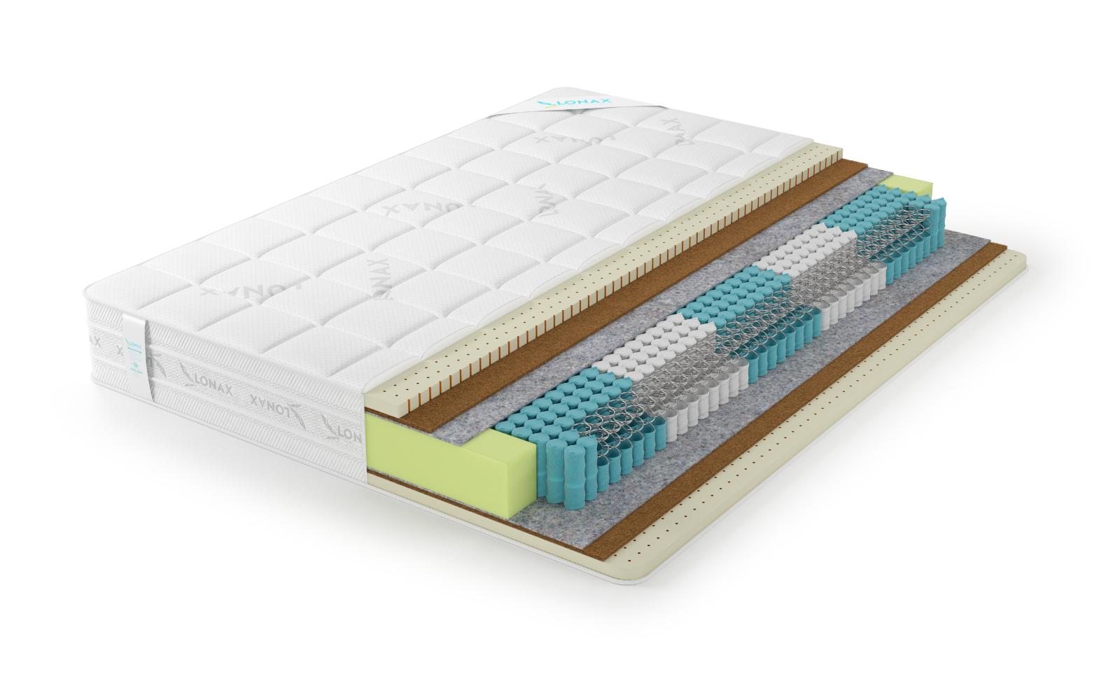 Матрас Lonax Medium S1000 (512 П/М2) 5 Зон Матрас Lonax Medium S1000 (512 П/М2) 5 Зон