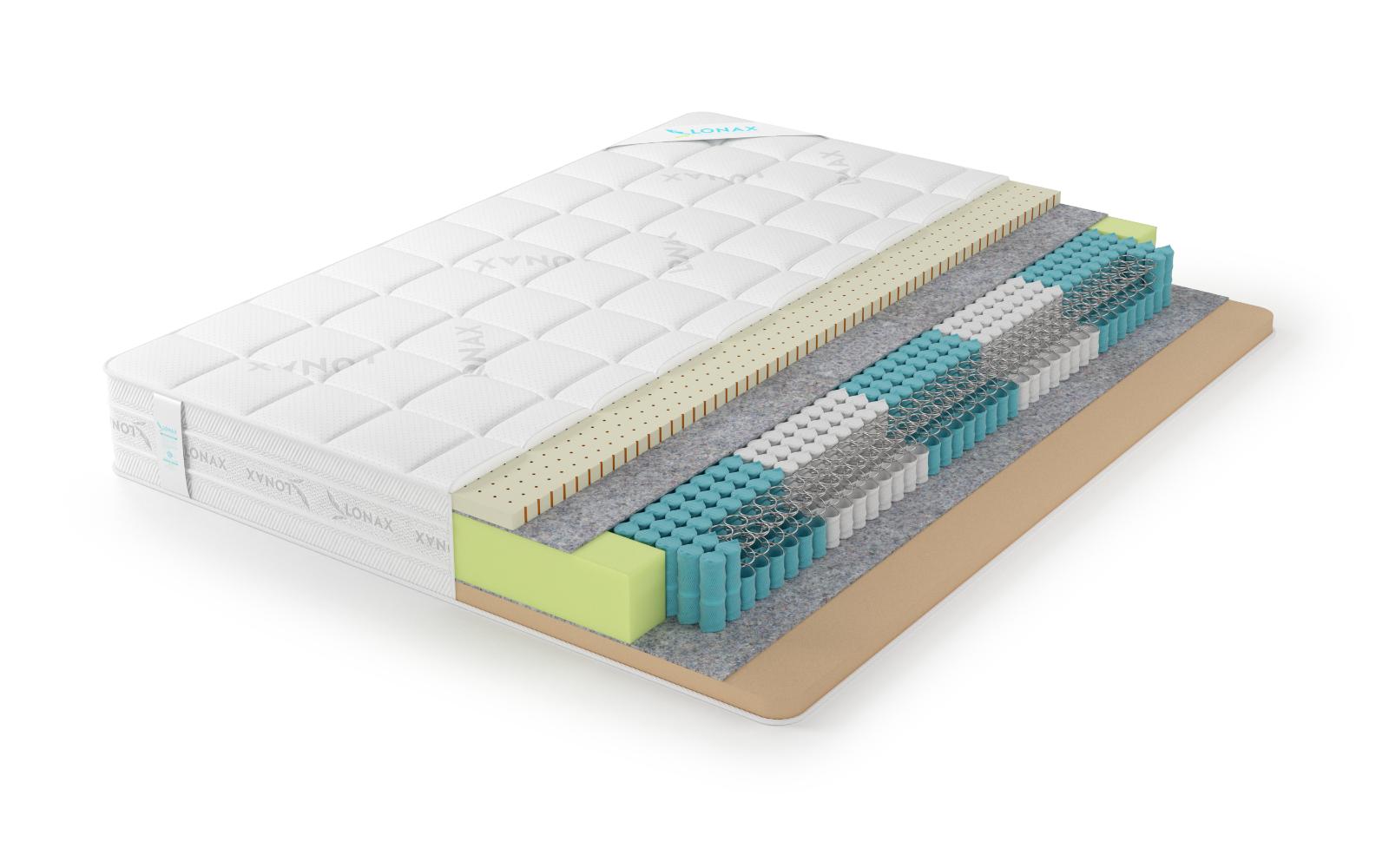 Матрас Lonax Memory Latex S1000 (512 П/М2) 5 Зон Матрас Lonax Memory Latex S1000 (512 П/М2) 5 Зон