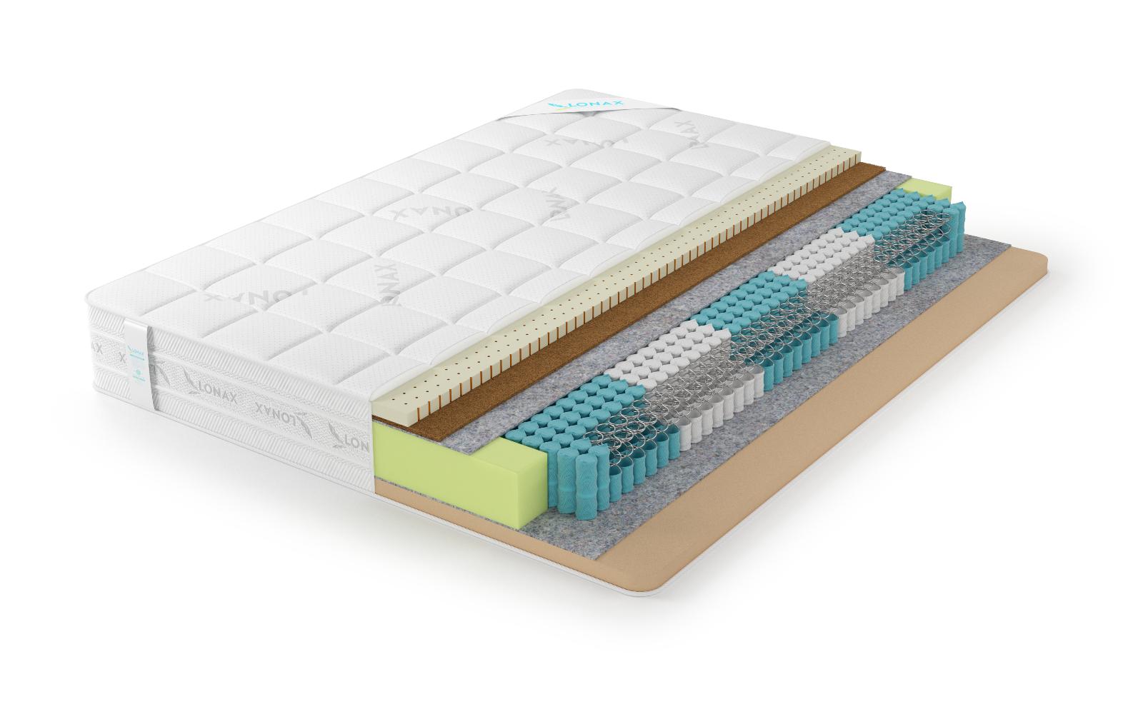 Матрас Lonax Memory Medium Mix S1000 (512 П/М2) 5 Зон Матрас Lonax Memory Medium Mix S1000 (512 П/М2) 5 Зон