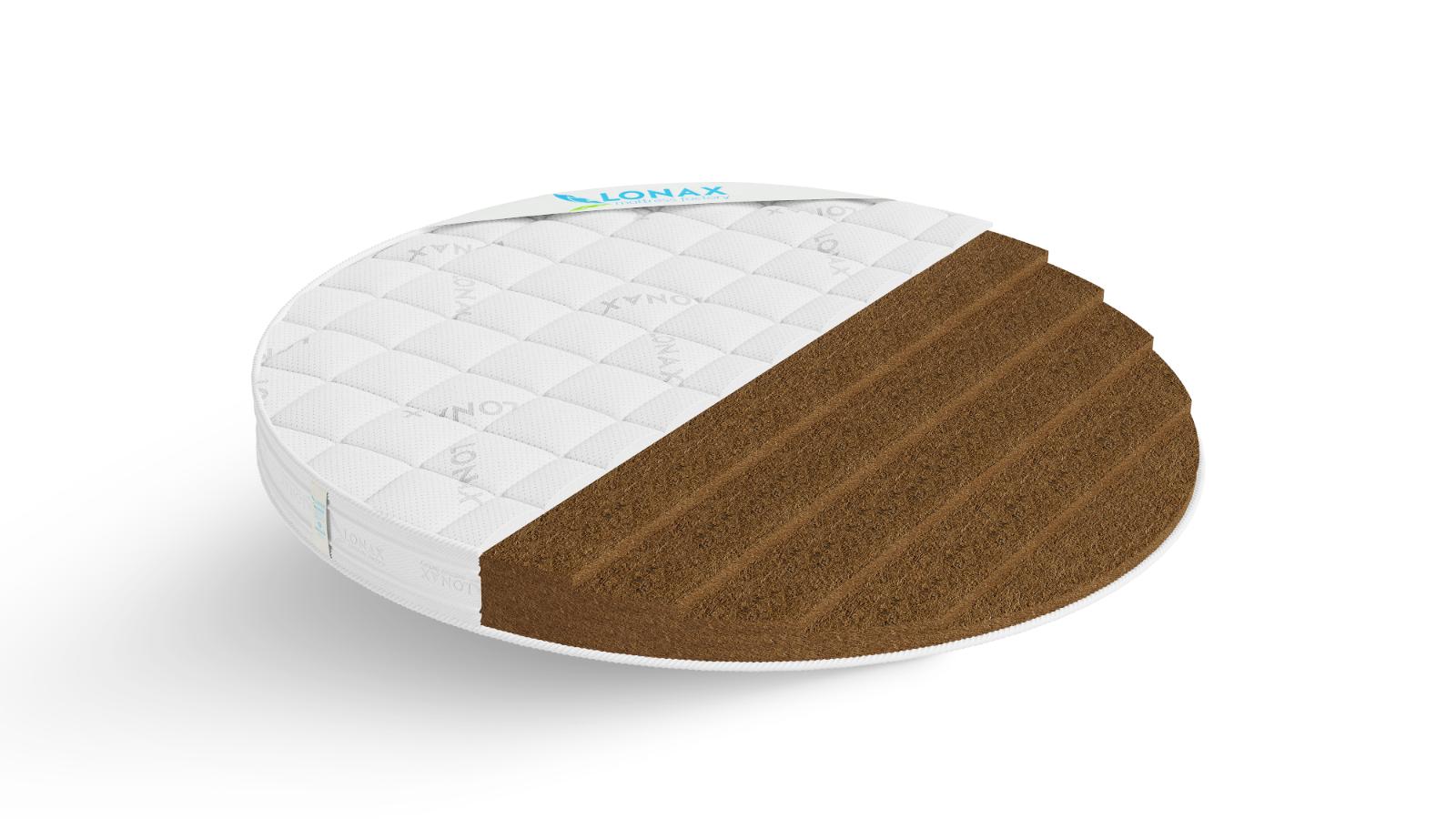 Матрас Lonax Round Cocos 15 Беспружинный